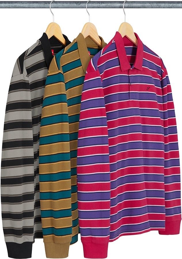 Striped L/S Polo